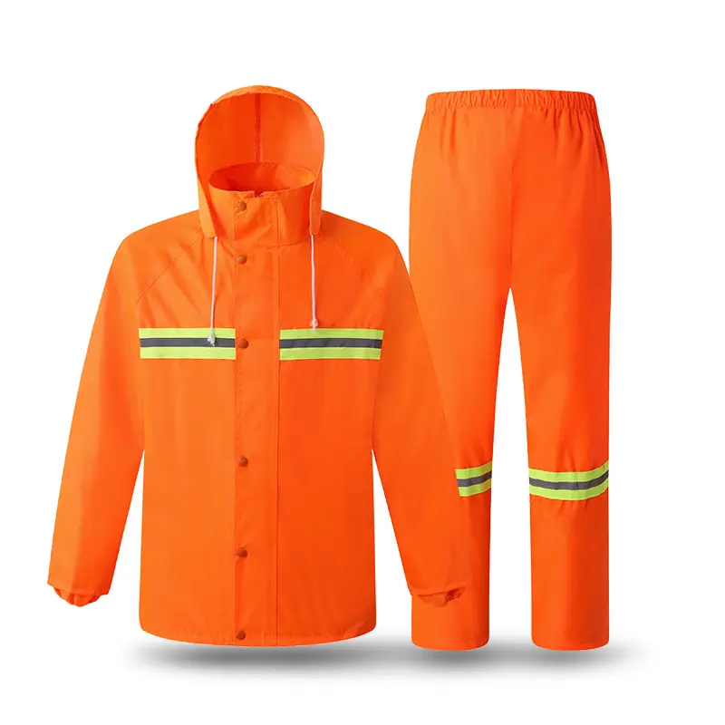 Imperméable réfléchissant de sécurité, imperméable et réutilisable avec Logo personnalisé, respectueux de l'environnement