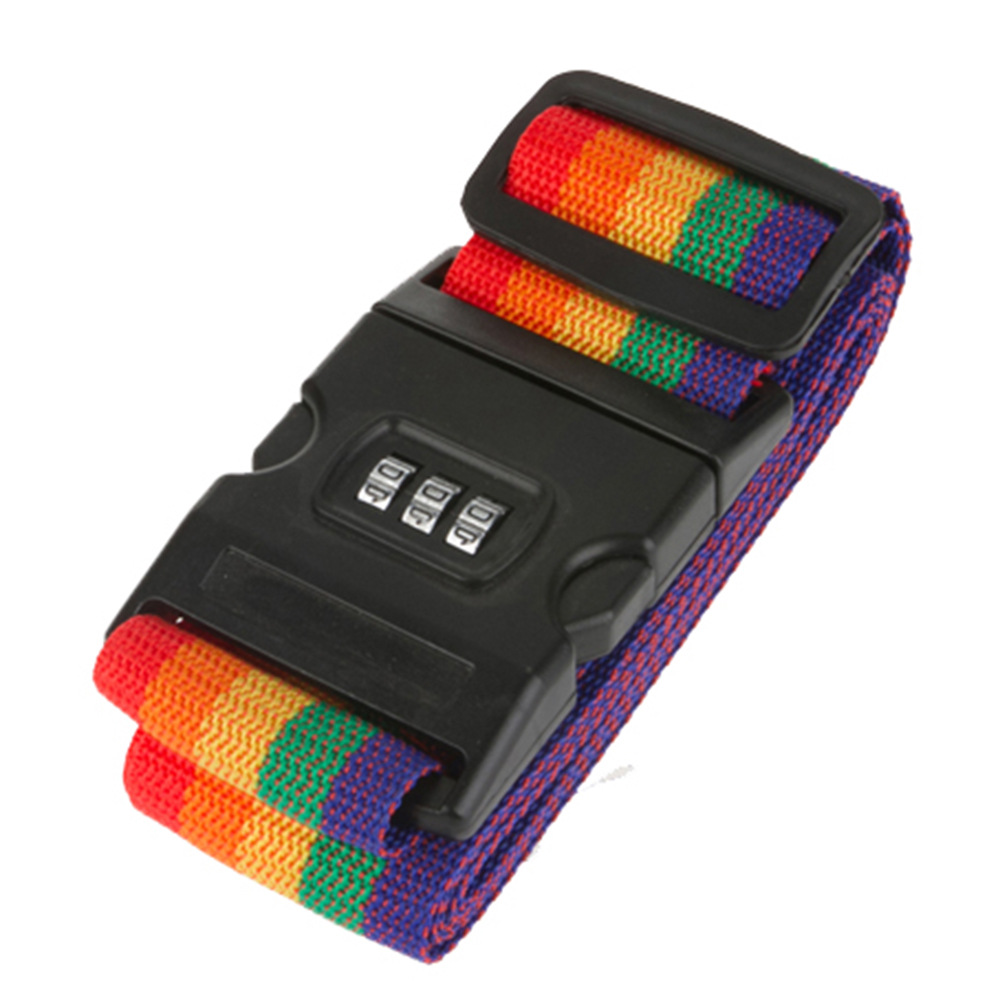 Code luggage belt multicolored