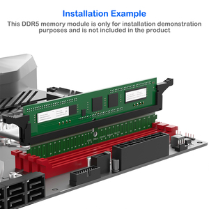 <strong>Desktop</strong> DDR5 288 Pin <strong>Ram</strong> Adapter <strong>DDR</strong> 5 <strong>Memory</strong> Module for Test Protection Card Long Fixed Buckle <strong>RAM</strong> protection Accessories - Product Image 5