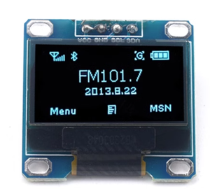 1,54-Zoll-OLED-Anzeigemodul SSD1309 I2C IIC SPI Seriell 128 X64 LCD 4-poliges Arduino (gelöteter Stift anschluss)