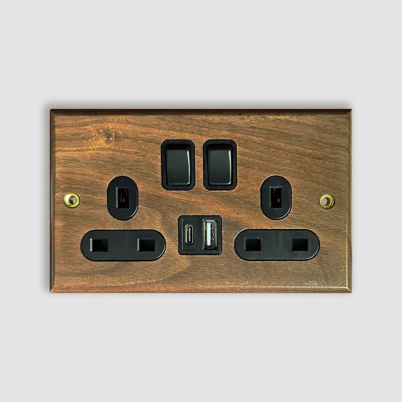 2 prises USB C 13A