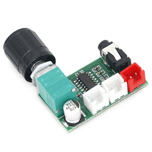Placa amplificadora digital PAM8403 con perilla de volumen, entrada auxiliar, USB, 5V, fuente de alimentación, salida dual de 3 W, 1 unidad - Product Image 4