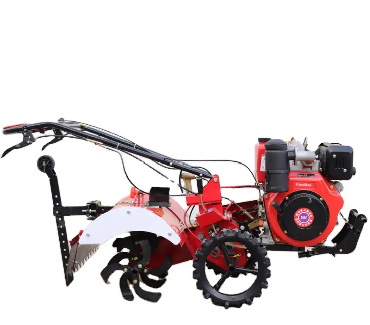 Small Farm Machine Micro Tillage Machine/Gasoline Self Propelled Rotavator Tiller