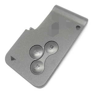 Topbest 3 Button Smart <strong>Key</strong> Car <strong>Key</strong> Fob Card for R-enault C-lio L-ogan M-egane 2 3 Koleos S-cenic Card Case Shell with Small <strong>Key</strong> - Product Image 1