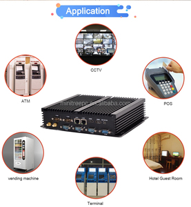 Minitree 2955u Mini PC Barebone Core i3i5 2lan porta 6 rs232 Com rete e lotto integrato Mini Computer industriale Fanless - Product Image 4