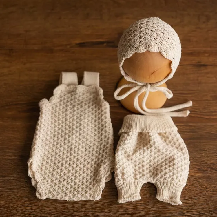 Atacado Adorável Macio 100% Algodão Orgânico Roupas Cobertor Set Bebê Recém-nascido Cobertor Bonnet 5 Peça Set