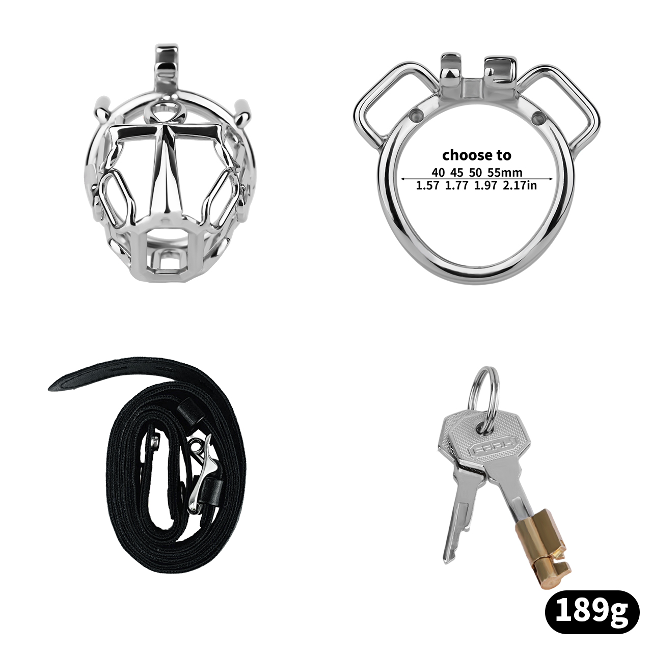 Bague courbée en argent