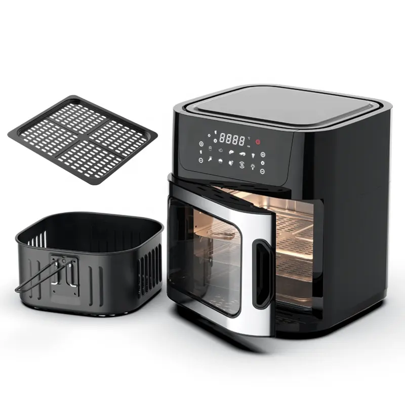 오일 없음 12L 용량 디지털 다목적 전기 에어프라이어 토스터 오븐 에어프라이어