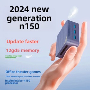N150 Mini Desktop <strong>Computer</strong> Dual Gigabit <strong>Network</strong> Port DP Three-Screen Output Office Game 4K Cinema Quad Core DDR4 New <strong>Product</strong> - Product Image 2
