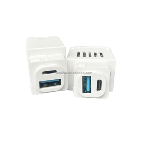 内置机构的USB C型电源插座5V DC 3.4A快速充电器C型插头和插座 - Product Image 4