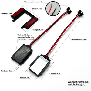 Smart Single Touch <strong>12V</strong> 5A <strong>60W</strong> <strong>Led</strong> On/Off Makeup Mirror Dimmer Lighted Sensor Touch Switch for Mirror Bathroom - Product Image 4