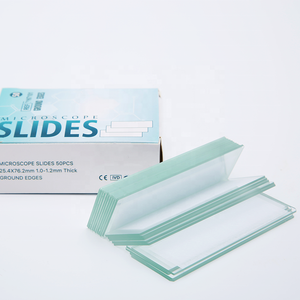 Microscopio de laboratorio con borde de tierra, Tobogán de vidrio liso, fabricación de fábrica, 7101 - Product Image 4