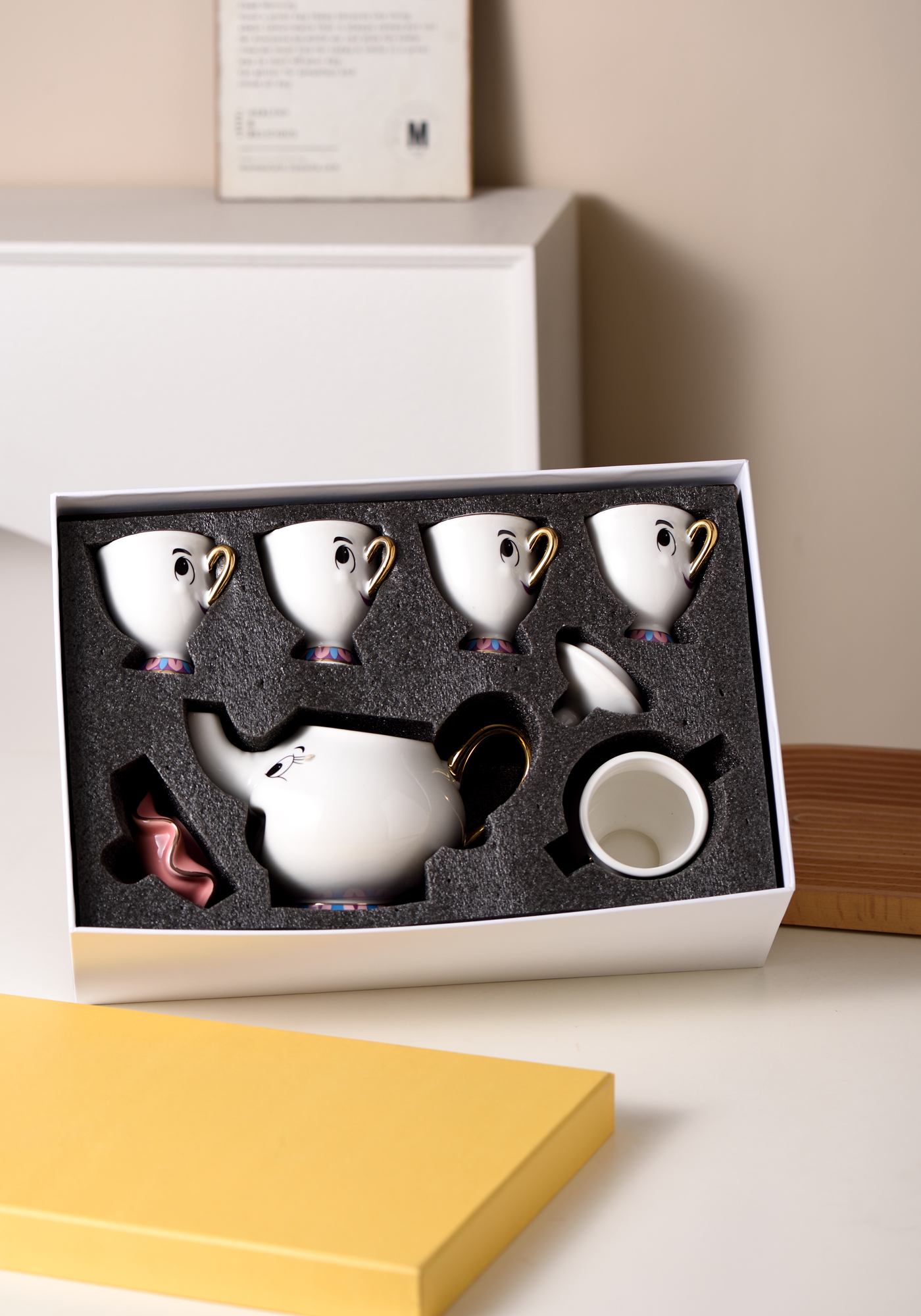 White gift box full set