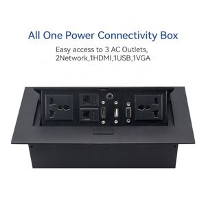 Nuevo estilo, precio más bajo, enchufe emergente multifuncional, toma de corriente inalámbrica de escritorio, cocina, 6 vías con interruptor, enchufe 10a - Product Image 4