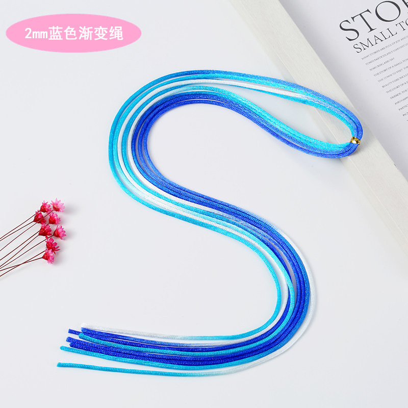 Paquete de 4 clips de 2 mm con degradado azul