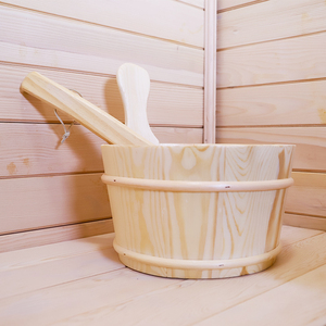 Traditionele Buitenshuis Droge Stoomsauna Voor 4-8 Personen Dubbellaags Massief Houten Kruk Hemlock Work Spa Traditioneel Saunahuis - Product Image 4