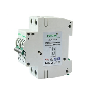 Interruptor de circuito pequeño SL7, 2P, 550V, CC, 10A, PV Solar, MCB, marca Suntree - Product Image 2