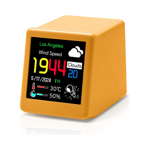 Smart WIFI Wetter vorhersage Station Uhr Elektronischer Kalender Kreative Schreibtisch uhr - Product Image 1