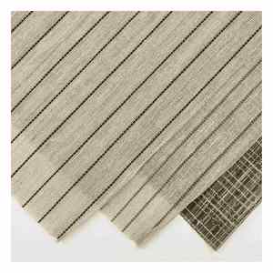 Japanese Style Woven Jute Blinds Linen Drapes <strong>with</strong> Bamboo Fiber French Design for French <strong>Windows</strong> <strong>Built</strong>-in Installation Type - Product Image 1