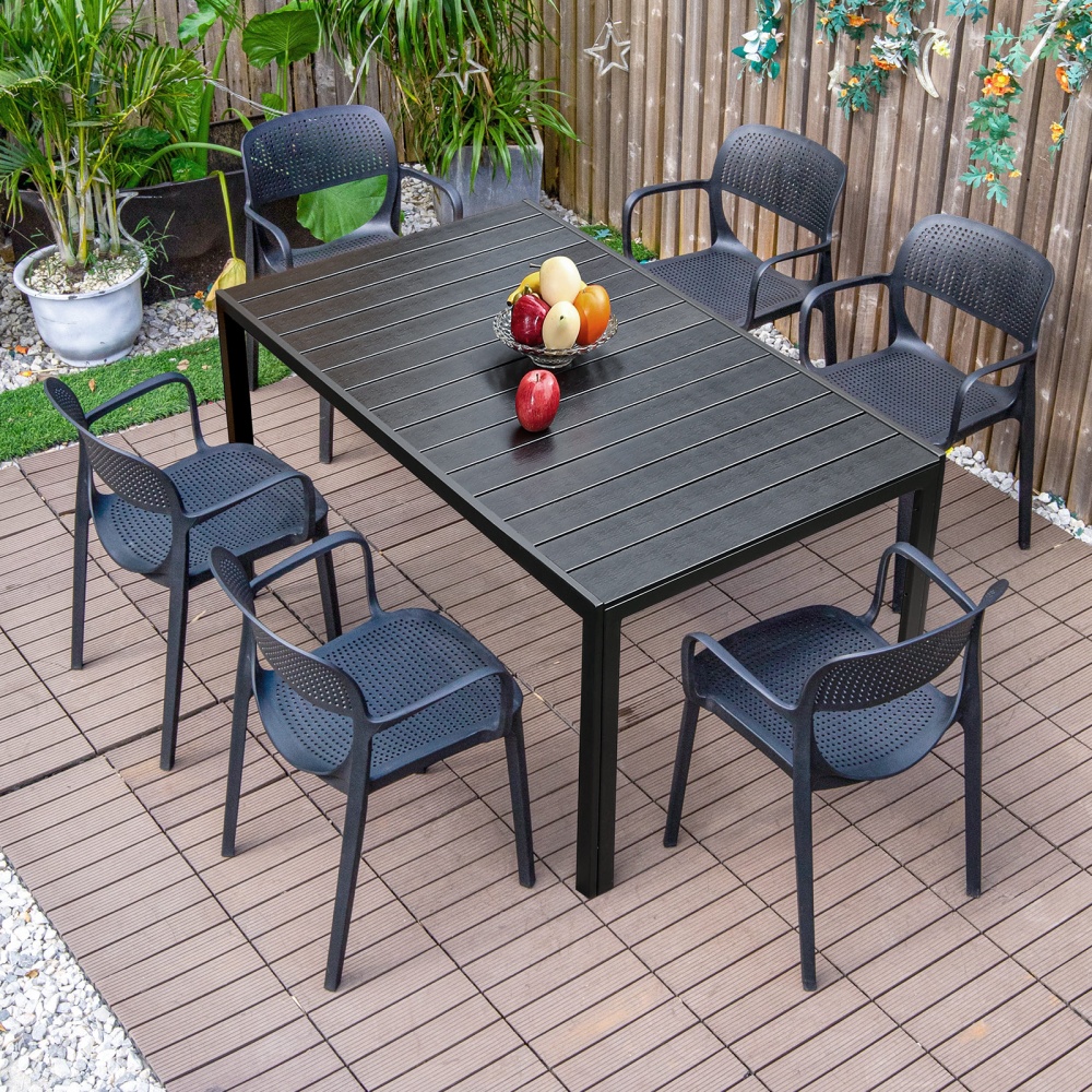 SB-150 * 90cm table et 6 chaises