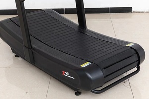 2024 nuova generazione di Design con tapis roulant a controllo magnetico per attrezzature da palestra curvo tapis roulant manuale - Product Image 6