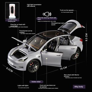 Diecast Toys <strong>Model</strong> Car 1:24 T <strong>Model</strong> Y Alloy Car Toy with Sound and Light Pullback Collection Decoration Metal <strong>Model</strong> Car Toy - Product Image 3