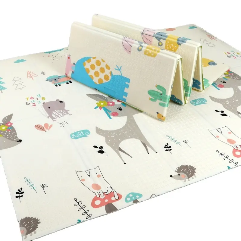 Protégez votre petit avec notre tapis de jeu imperméable pliable extra large pour bébés et tout-petits