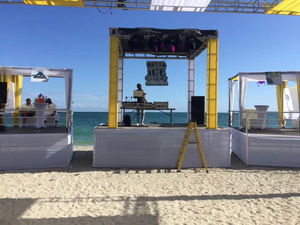 Traliccio in lega di alluminio per sistema audio altoparlante quadrato modello linea Array illuminazione Truss Display per concerti certificato TUV - Product Image 3