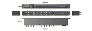 Avmatrix 8通道紧凑型3G/HD/SD SDI路由切换器MSS0811 SDI视频矩阵切换器 - Product Image 4
