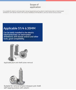Toptan 1/4 hex shank 25mm erik çiçek kısa bit kafa S2 çelik manyetik tornavida bit ile