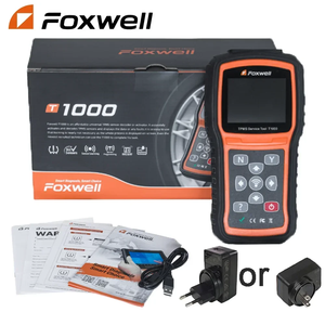 Foxwell T1000 TPMS Tool Support 315MHZ 433MHZ <strong>Sensors</strong> <strong>Programming</strong> Activate Check RF Key FOB Tire Pressure Monitoring System