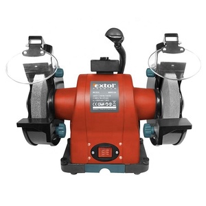 8892120 EXTOL 520W双盘台式磨床，带可调工作灯 - Product Image 1
