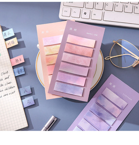 <strong>New</strong> Fashion Customized Unique Sticky Notes Rectangular Size Printed Colored Office Sticky Note Tabs Set for <strong>Writing</strong> - Product Image 3