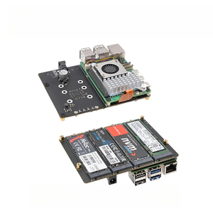 Geekworm X1011 PCIe To NVMe Shield-Unterstützung Vier 2280/2260/2242/2230 M.2 NVMe-SSDs für Raspberry Pi 5 Custom - Product Image 1