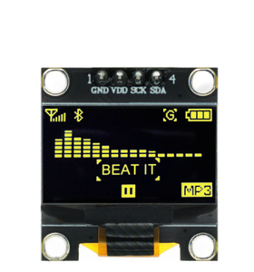 10 pz 4pin 7pin bianco/blu/giallo blu colore 0.96 pollici 128 x64 modulo Display OLED 0.96 "IIC I2C SPI comunicare - Product Image 5