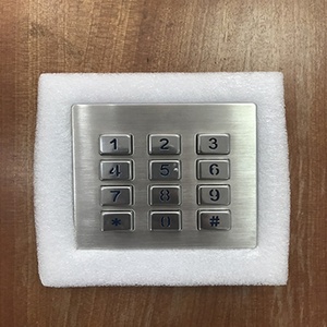 Teclado numérico industrial de metal para control de acceso para terminales de cajeros automáticos y máquinas expendedoras - Product Image 2