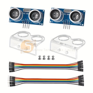 2 шт. HC-SR04 Ультразвуковой Модуль датчика с кронштейном для Arduino Mega2560 Nano Robot - Product Image 1