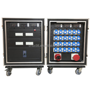 Caja de distribución de alimentación eléctrica de 12 vías con salida de 16/32A 3 pines - Product Image 6