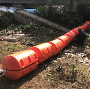 Boya de espuma de poliuretano marino Tubo de dragado Flotadores Aplicación de muelle Pieza de manguera Interceptación Superficie Proyectos de dragado de basura - Product Image 3
