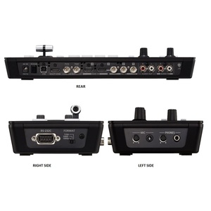 V-1SDI Mini Metal 4K Multiformat Video Switcher with 3 X 3G-SDI 2 X for <strong>HDMI</strong> 12V <strong>Input</strong> <strong>Outputs</strong> USB and AV-Includes <strong>Adapter</strong> - Product Image 2