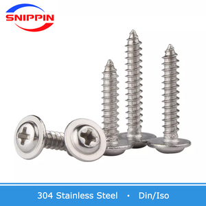 <strong>M1</strong>.4 <strong>M1</strong>.<strong>7</strong> M2 M2.2 M2.6-M6.3 Cross Recessed Round Head Self-Tapping <strong>Screw</strong> With Collar Pan Head <strong>Screws</strong> 304 Stainless Steel DIN968 - Product Image 3