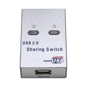 USB HUB <strong>2</strong> Port <strong>KVM</strong> <strong>Switch</strong> <strong>2</strong> <strong>Input</strong> <strong>1</strong> <strong>Output</strong> Cable Splitter Two Computers Share Printer USB Adapter