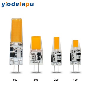 DC/AC12V G4 bi-pin taban COB 1W AC/DC 12V titreşimsiz G4 LED ışık ampuller - Product Image 6