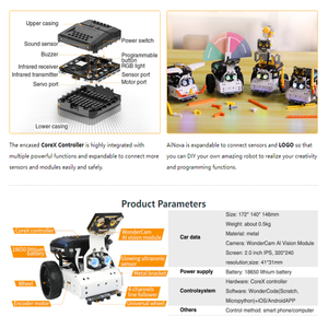 ROS Robot Smart Car JetAuto Visual <strong>Programming</strong> SLAM Wheat Wheel Map Navigation Jetson Nano Artificial Intelligence <strong>Teaching</strong> - Product Image 3