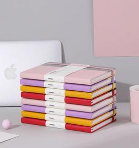 Venta al por mayor A5 Retro Notebook con cubierta de logotipo personalizado de alta apariencia Oficina Hardshell Color-Matching Bloc de notas promocional - Product Image 4