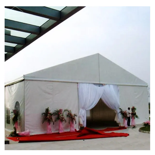 Outdoor Function Catering Tent Wedding Marquee EXPO Tent Hard Pressed Extruded Aluminum Alloy Abs/glass/sandwich Wall SLP- 1458