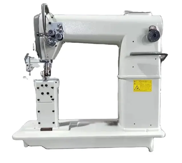 Máquina de coser de aguja individual, rodillo de poste de cama doble, alta calidad, nueva, 9910, 9920