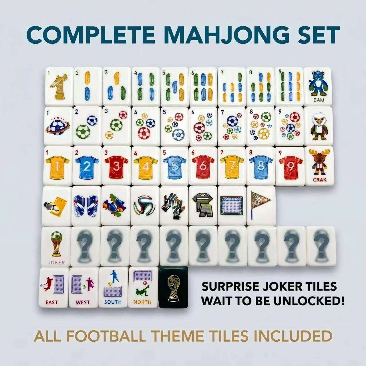 Tuiles de Mahjong Coupe Hérucule Bleue