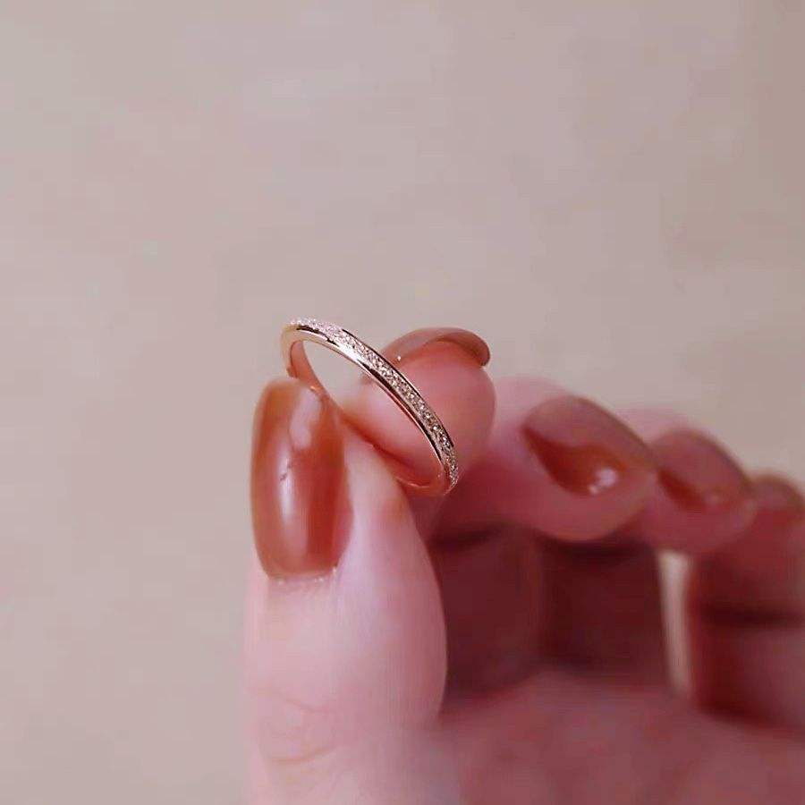 แหวนฝ้าสีโรสโกลด์2มม.