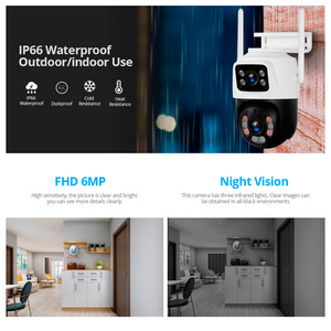 KERUI 6MP telecamera di rete WIFI 8CH Wireless NVR Kit sistema di telecamere 2TB HDD 10.1 pollici sistema di sorveglianza CCTV sistema di sicurezza domestica - Product Image 3